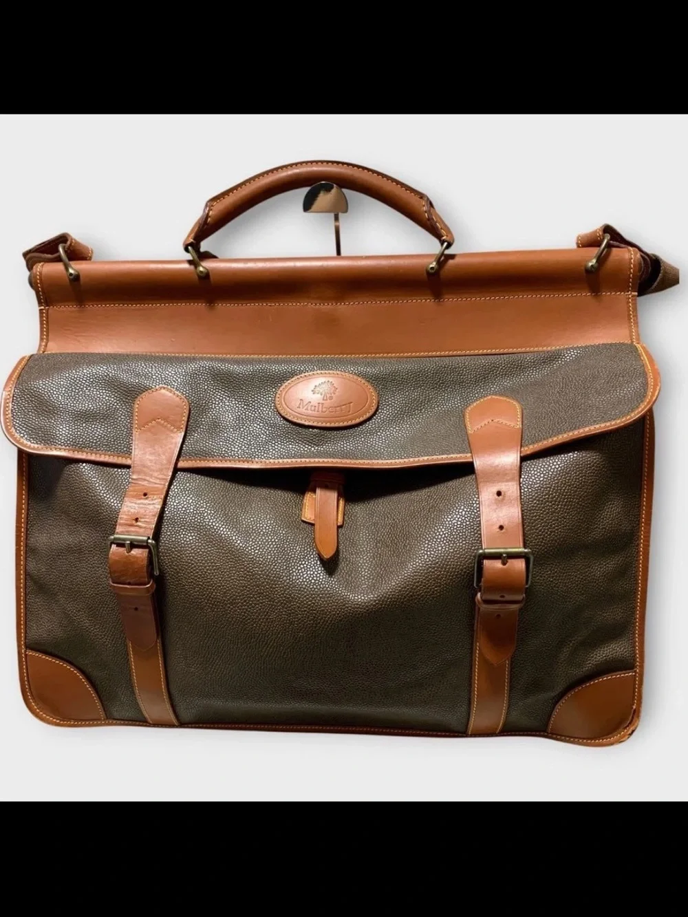 Mulberry briefcase olive